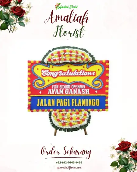 Sewa Papan Bunga Pisangan Timur